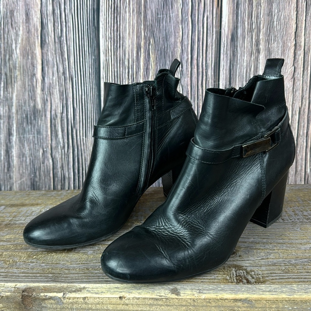 Paul Green Kathy Leather Ankle Boots- 8 USA / 5.5 UK